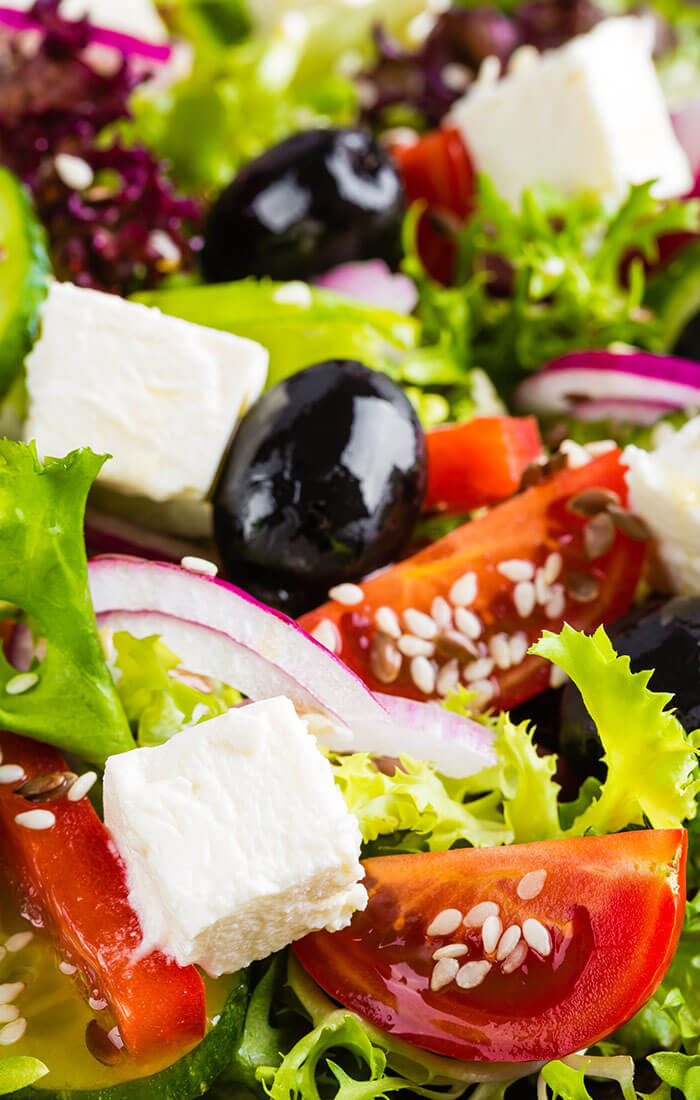 Commercial salad counters