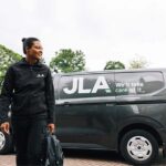 JLA van and engineer