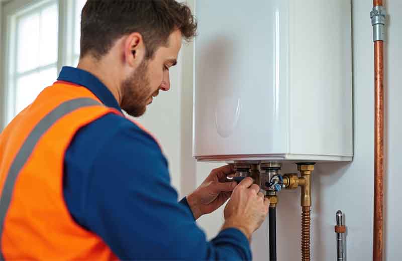 Commercial boiler servicing